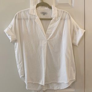 Madewell size small white blouse